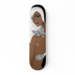 Girl with Cat Skateboard Decks