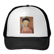 Girl with Hat by Amedeo Modigliani