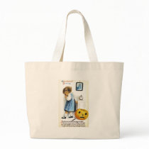 Girl with Jack o' Lantern Bags