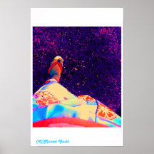 girl with kimono print