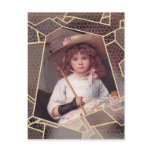 Girl with Lace Parasol Post Cards