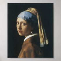 Girl with Pearl Earring Wall Poster