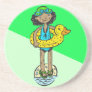 Girl with Pool Toy Coasters