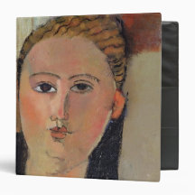 Girl with red hair, 1915 vinyl binder