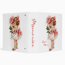 Girl with Rose Binders