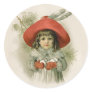 Girl with Snowballs Stickers