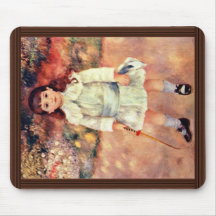 Girl With Whip By Pierre-Auguste Renoir Mouse Pad