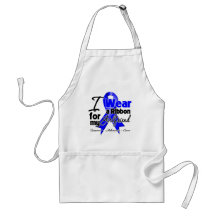 Girlfriend - Colon Cancer Ribbon Aprons