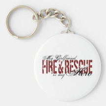 Girlfriend Hero - Fire & Rescue Key Chain