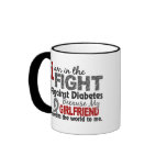 Girlfriend Means World To Me Diabetes Mugs