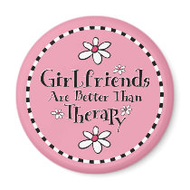 Girlfriend Therapy Refrigerator Magnet