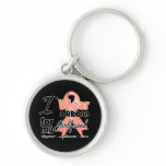 Girlfriend  - Uterine Cancer Ribbon Key Chain
