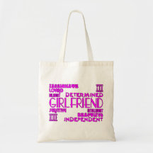 Girlfriends Birthday Parties & Christmas Qualities Canvas Bags