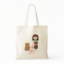 girlheartbear canvas bag