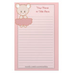 Girlie Bear Stationery