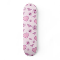 Girlie Bling Custom Skate Board