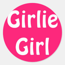 Girlie Girl Sticker