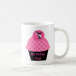 Girlie Goth Cupcake Birthday Girl Mug