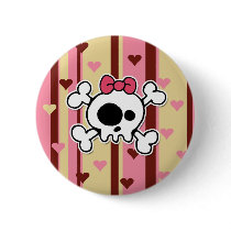 girlie skull pins