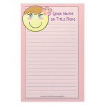 Girlie Smiley Stationery