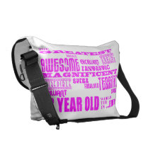 Girls 13th Birthdays : Pink Greatest 13 Year Old Messenger Bag