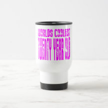 Girls 20th Birthdays Pink Worlds Coolest Twenty Mugs