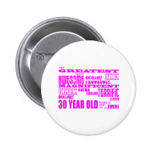 Girls 30th Birthdays Pink Greatest Thirty Year Old
