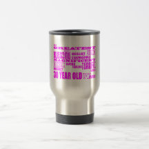 Girls 30th Birthdays Pink Greatest Thirty Year Old Coffee Mugs