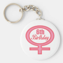 Girls 6th Birthday Gifts Key Chains