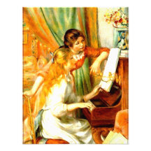 Girls at the Piano Invitations