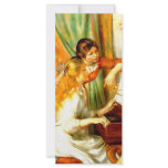 Girls at the Piano Rack Cards