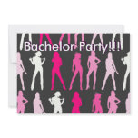 GIRLS, Bachelor Party!!!, Bachelor Party!!! Personalized Invitation