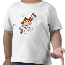 Girls Baseball Dive Tshirts and Gifts