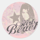 Girls Beach Tshirts and Gifts Stickers