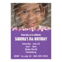 Girl's Birthday Party Invitation