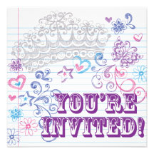 Girl's Birthday / Sweet 16 Invite