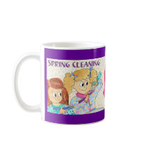 Girls Brushing Teeth Coffee Mug
