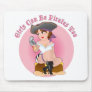 Girls Can Pirates Mouse Mats