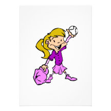Girls can play baseball announcement