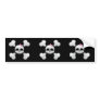 Girl's Cartoon Skull Bumper Sticker