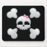 Girl's Cartoon Skull Mousepad