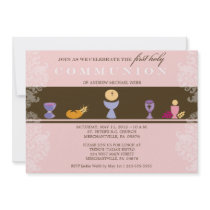 Girl's First Communion Invitation