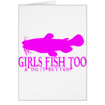 GIRLS FISH TOO CATFISH CARDS