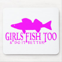 GIRLS FISH TOO WALLEYE USE PADS