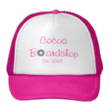 Girls flower trucker hat