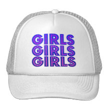 Girls Girls Girls Mesh Hat
