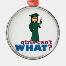 Girls Graduation Christmas Ornaments