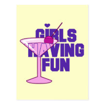 Girls Having Fun Bachelorette Tshirts and Gifts Post Cards
