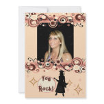 Girls High School  Graduation Party Invitation