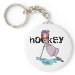 Girls Hockey keychains